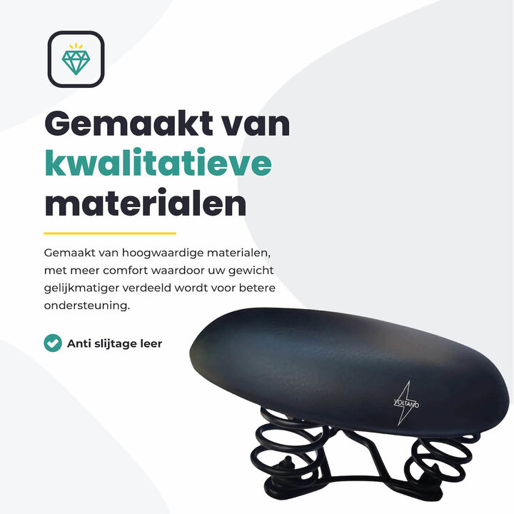 Voltano Rokzadel / Fietszadel - Rok - Zwart