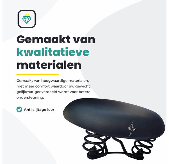 Voltano Rokzadel / Fietszadel - Rok - Zwart