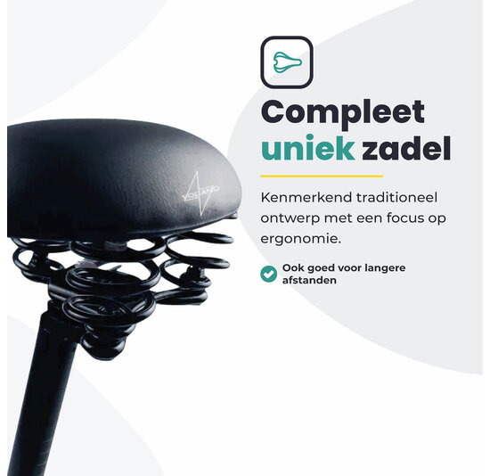Voltano Rokzadel / Fietszadel - Rok - Zwart