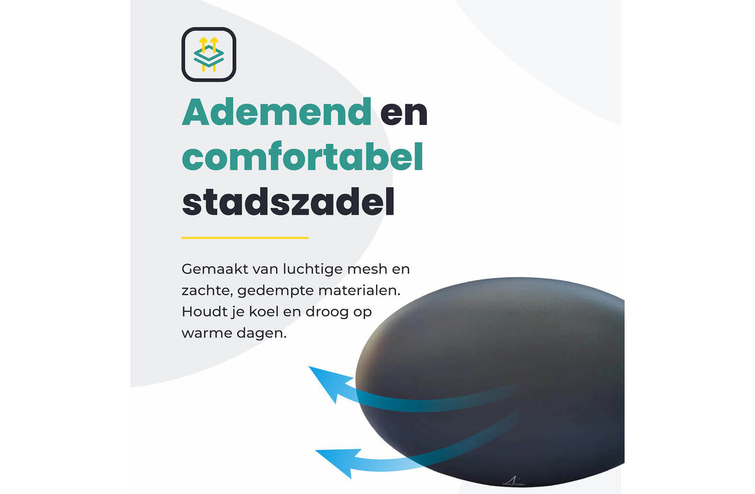 Voltano Rokzadel / Fietszadel - Rok - Zwart