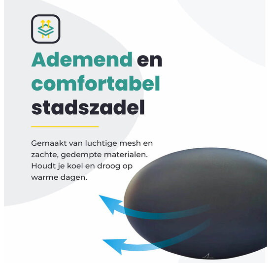 Voltano Rokzadel / Fietszadel - Rok - Zwart