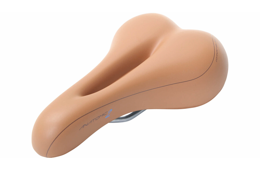 Contec Anatomic 2 Trekking Zadel - Unisex Fietszadel - Lichtbruin