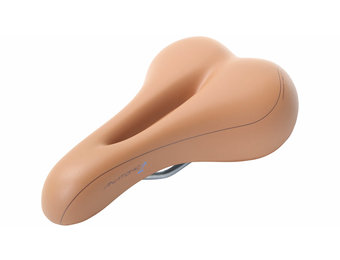 Contec Anatomic 2 Trekking Zadel - Unisex Fietszadel - Lichtbruin