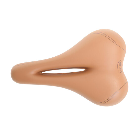 Contec Anatomic 2 Trekking Zadel - Unisex Fietszadel - Lichtbruin