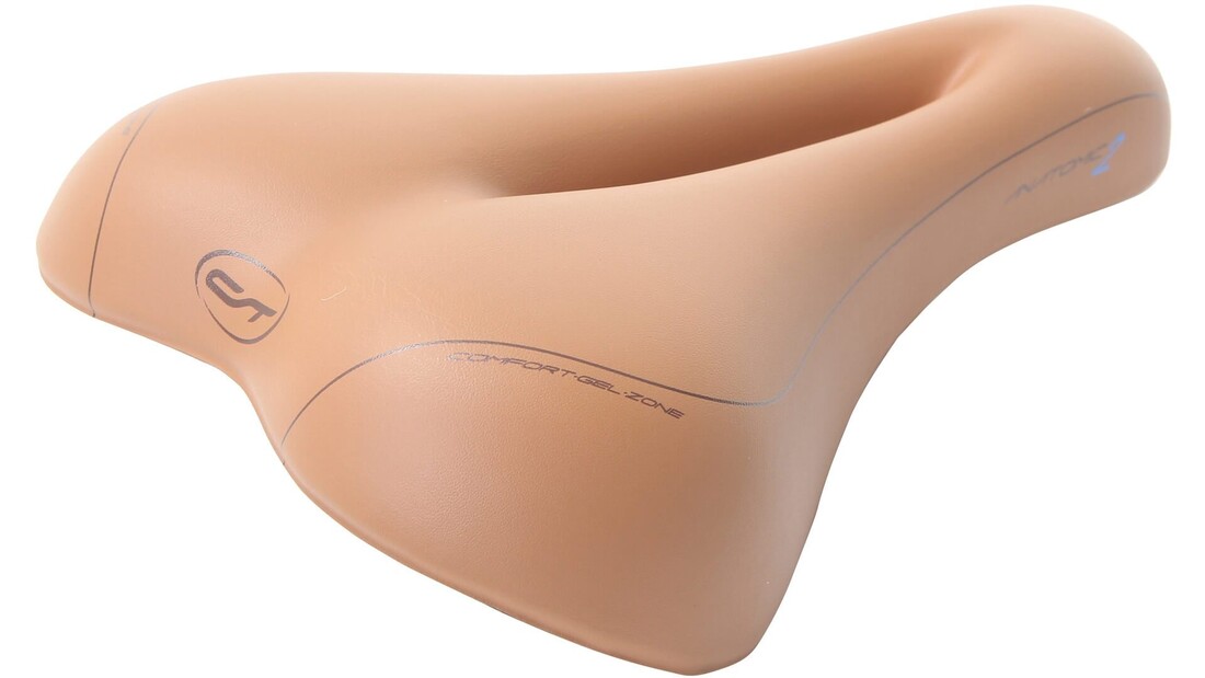 Contec Anatomic 2 Trekking Zadel - Unisex Fietszadel - Lichtbruin