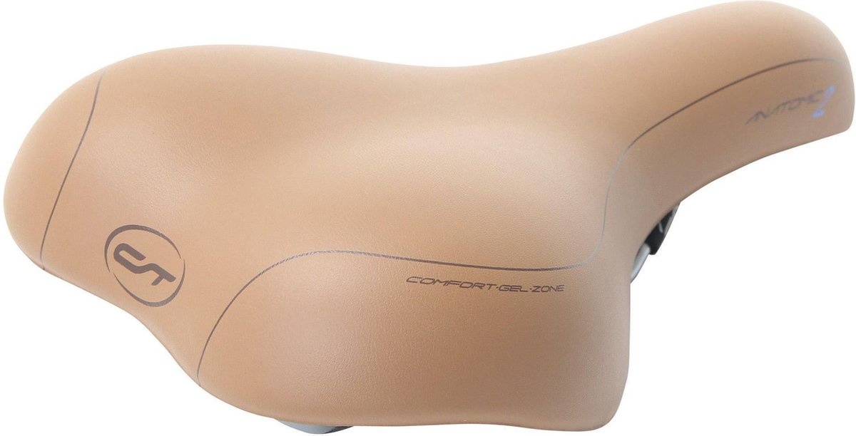 Contec Anatomic 2 City Light Unisex Fietszadel Lichtbruin