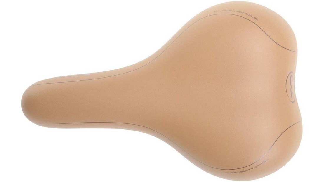 Contec Anatomic 2 City Light Unisex Fietszadel Lichtbruin