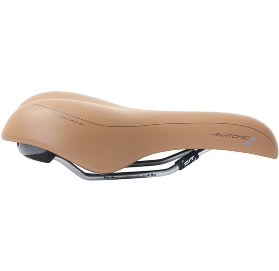 Contec Anatomic 2 City Light Unisex Fietszadel Lichtbruin