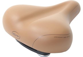 Contec Anatomic 2 City Zadel - Unisex Fietszadel - Lichtbruin