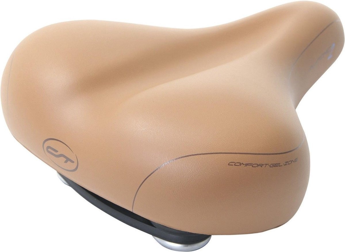 Contec Anatomic 2 City Zadel - Unisex Fietszadel - Lichtbruin