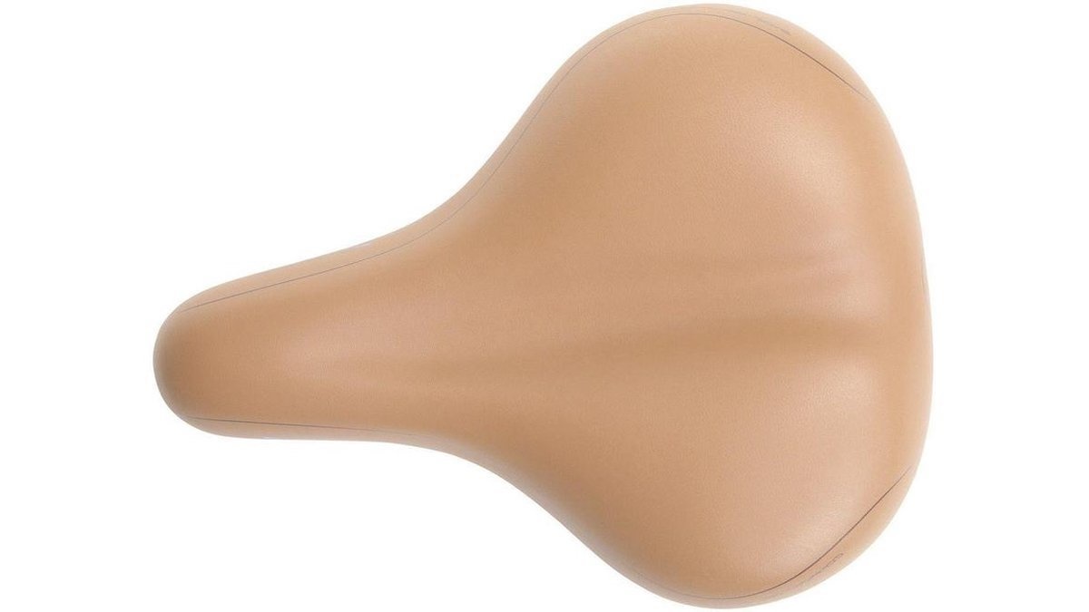 Contec Anatomic 2 City Zadel - Unisex Fietszadel - Lichtbruin