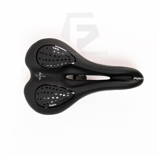 Voltano Sport Stads Fietszadel – Unisex – Zwart