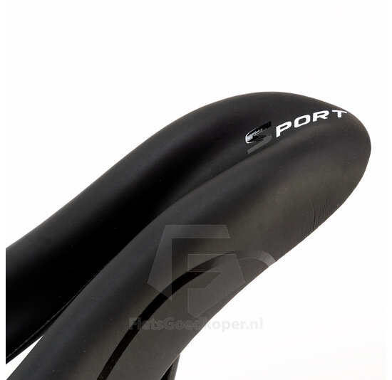 Voltano Sport Stads Fietszadel – Unisex – Zwart