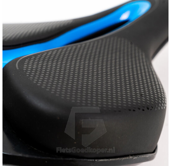 Voltano E-bike Fietszadel – Zwart / Blauw