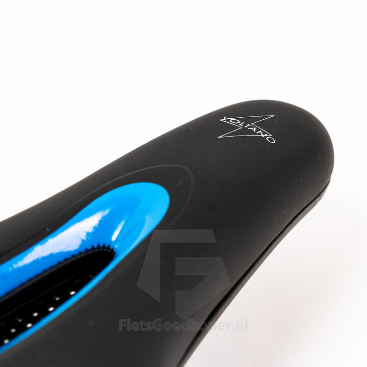 Voltano E-bike Fietszadel – Zwart / Blauw