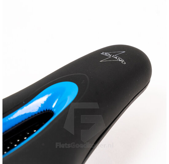 Voltano E-bike Fietszadel – Zwart / Blauw