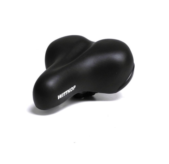 Wittkop Gel Fietszadel - Zwart - Waterdicht