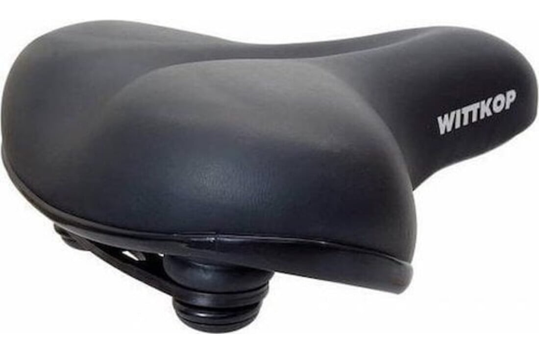 Wittkop Gel Fietszadel - Zwart - Incl. Zadelstrop - Waterdicht