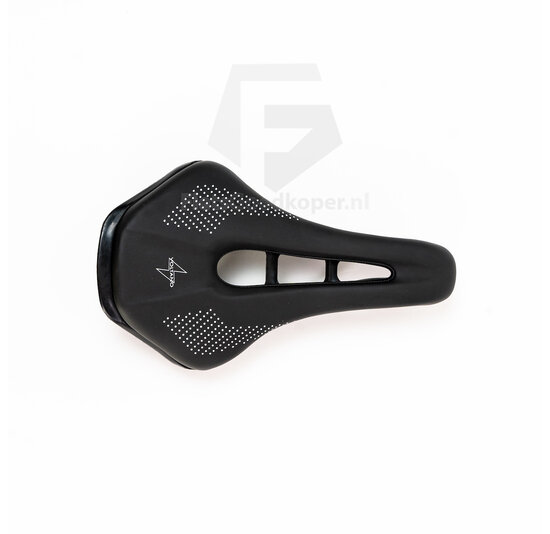 Voltano MTB Mountainbike Fietszadel – Unisex – Zwart