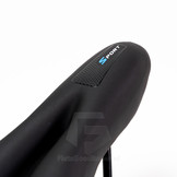 Voltano Anatomic Fietszadel – Zwart / Blauw - Uitsparing