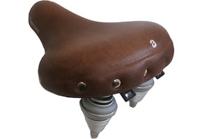 Selle Comfort Drifter Retro XL Fietszadel - Bruin - Smart Foam