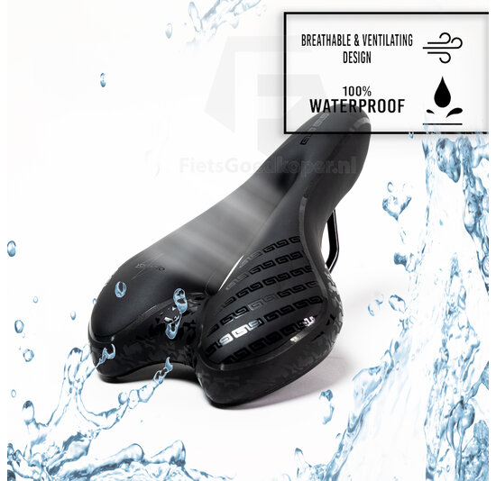 Voltano Greek Trekking Fietszadel – Zwart