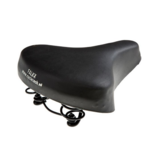 Falkx City Fietszadel Unisex - City - Zwart - Incl. Gratis Zadelstrop