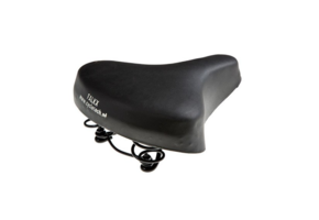 Falkx City Fietszadel Unisex - City - Zwart