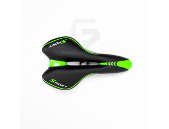 Voltano Sport Fietszadel – Zwart / Groen
