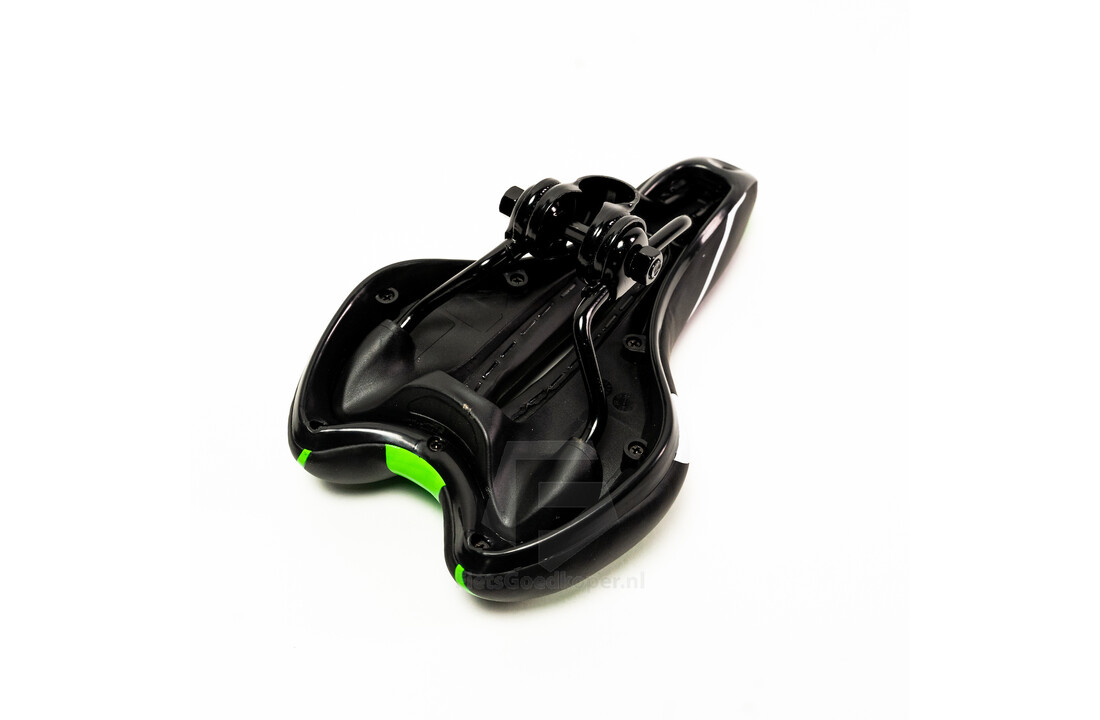 Voltano Sport Fietszadel – Zwart / Groen - Gel - Trekking Zadel