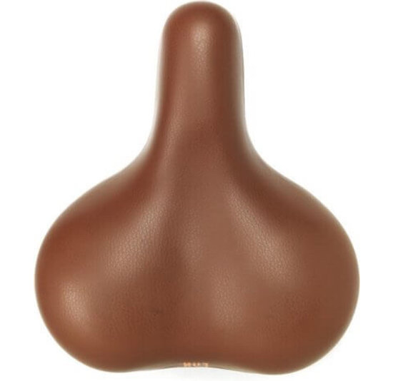 Fijn Fietszadel - Lichtbruin - Ergonomisch Gevormd - Waterdicht - Gel - Unisex