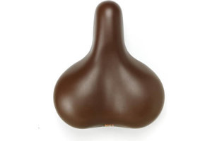 Fijn Fietszadel - Bruin - Ergonomisch Gevormd - Waterdicht