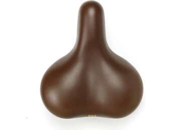 Fijn Fietszadel - Bruin - Ergonomisch Gevormd - Waterdicht