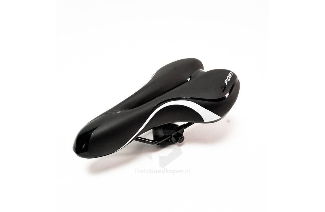 Voltano Sport Fietszadel – Zwart - Gel - Trekking Zadel