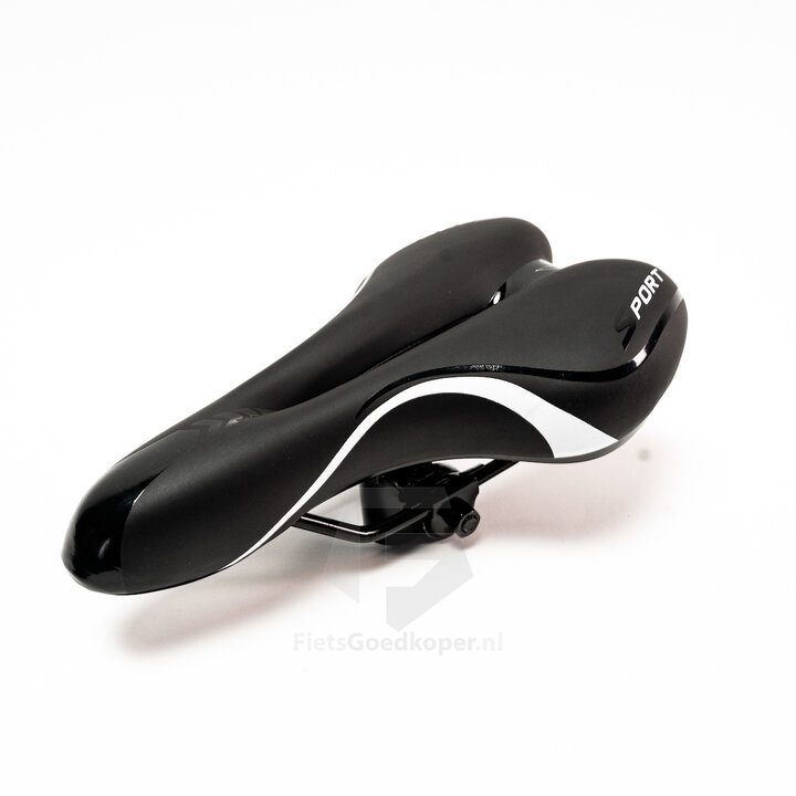 Voltano Sport Fietszadel – Zwart - Gel - Trekking Zadel