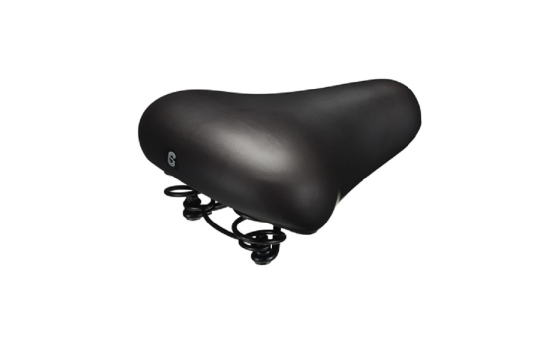 Selle Comfort Fietszadel Unisex - City - Zwart