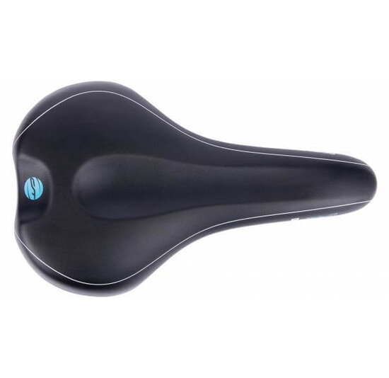 Contec Scientific M Fietszadel - Unisex - Zwart / Blauw