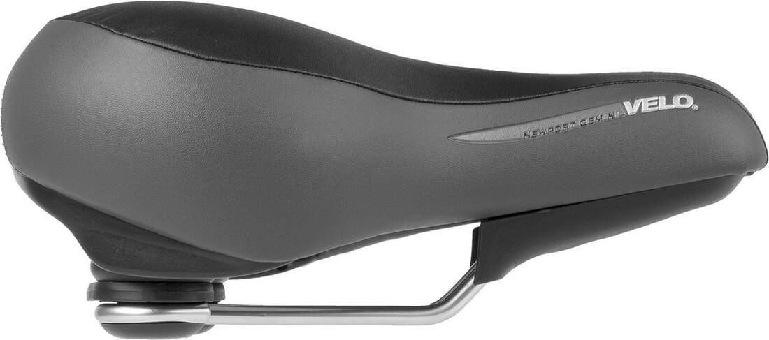 Velo Fietszadel Newport Gemini - Dames - Zwart - Memory Foam
