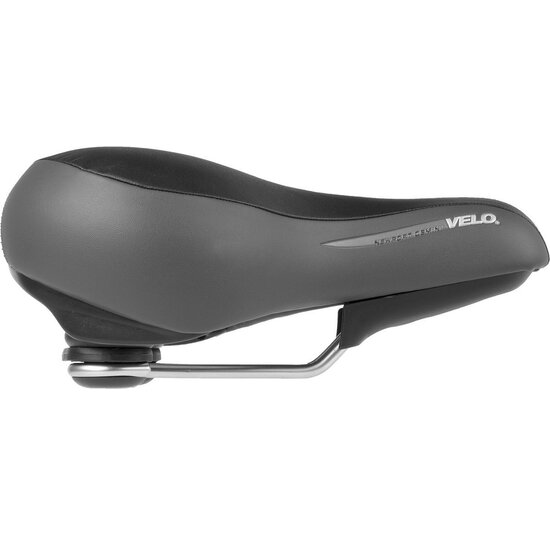Velo Fietszadel Newport Gemini - Dames - Zwart - Memory Foam