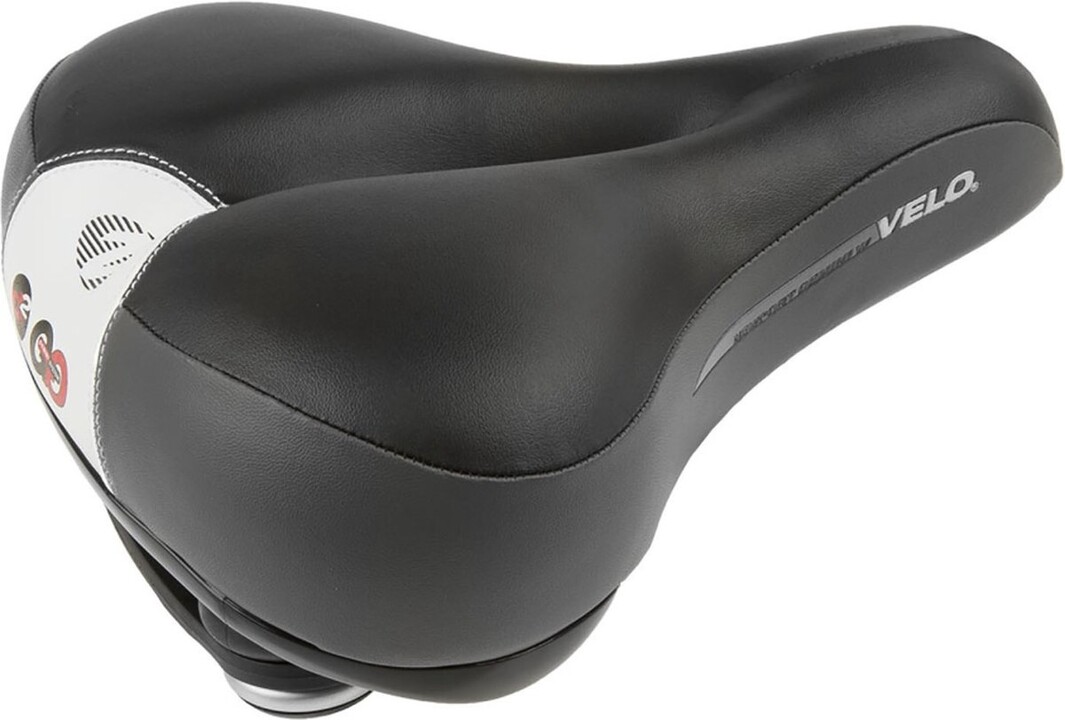 Velo Fietszadel Newport Gemini - Dames - Zwart - Memory Foam