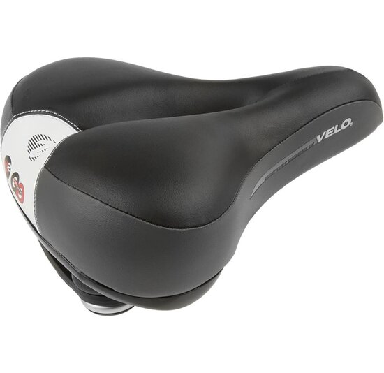 Velo Fietszadel Newport Gemini - Dames - Zwart - Memory Foam