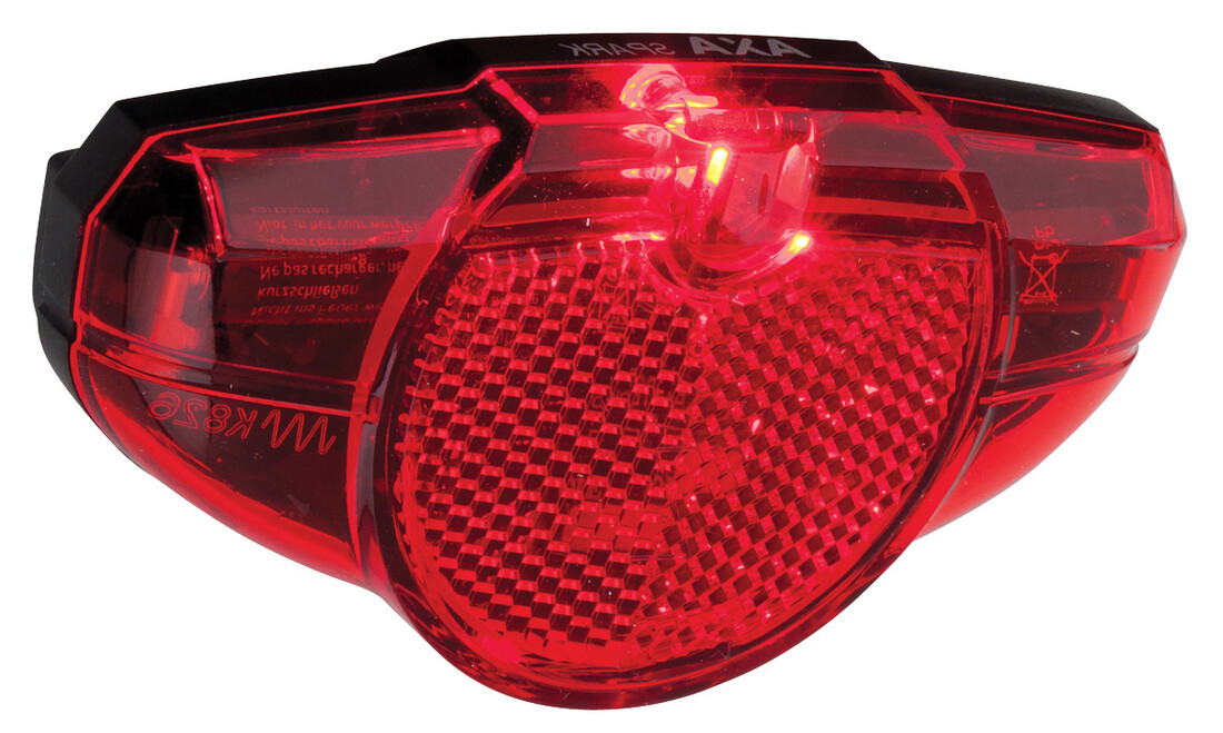 Axa Spark Achterlicht - Incl. Batterijen - 50-80MM