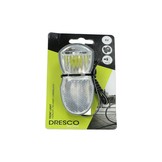 Dresco Fietslamp Naafdynamo - Fietsverlichting - Koplamp Chroom