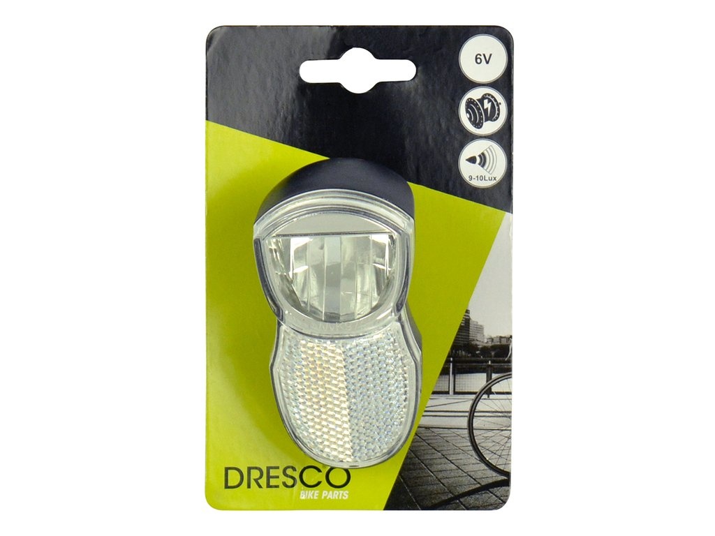 Dresco Fietslamp Naafdynamo - - Koplamp Chroom