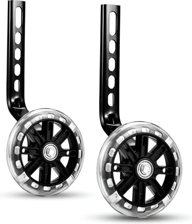 Voltano Zijwieltjes LED Verlichting – Zwart – 12-20 inch