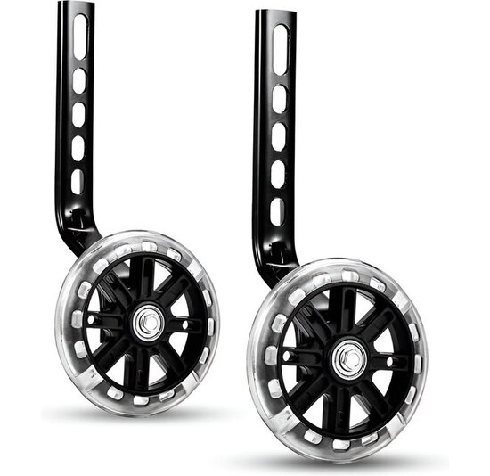 Voltano Zijwieltjes LED Verlichting – Zwart – 12-20 inch