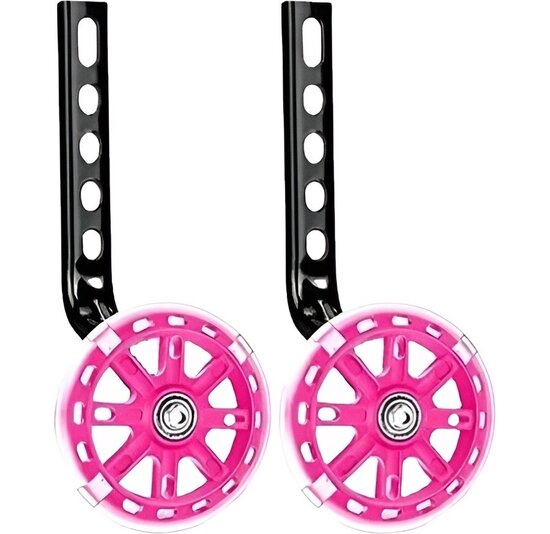 Voltano Zijwieltjes LED Verlichting - Roze - 12-20 inch