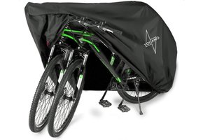 Voltano Elastische Fietshoes - 1-2 Fietsen - Zwart - Waterdicht