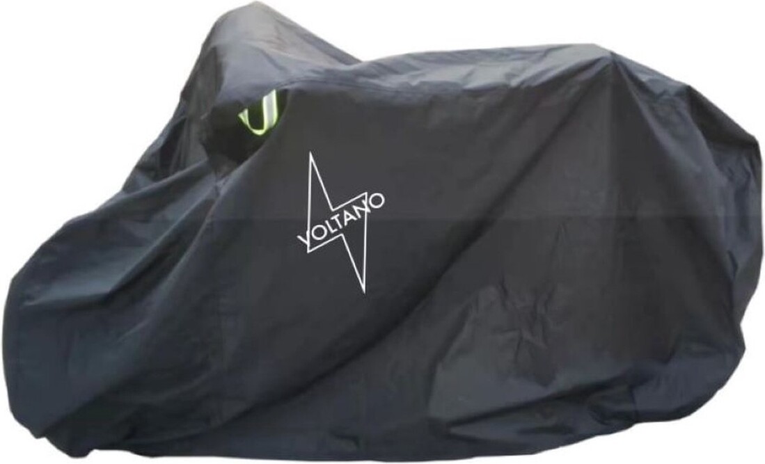 Voltano Elastische Fietshoes - 1-2 Fietsen - Zwart - Waterdicht