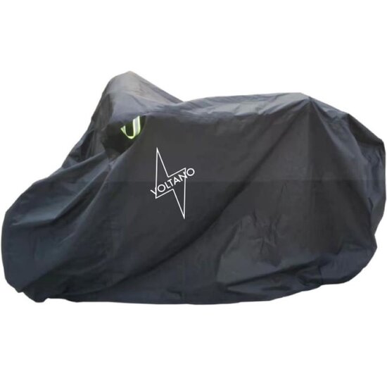 Voltano Elastische Fietshoes - 1-2 Fietsen - Zwart - Waterdicht